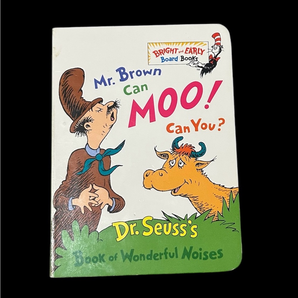 Dr. Seuss Mr. Brown Can Moo! Can You? Bright and early board books wonderful